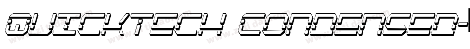 QuickTech Condensed字体转换